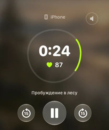 Плеер практики Self на Apple Watch